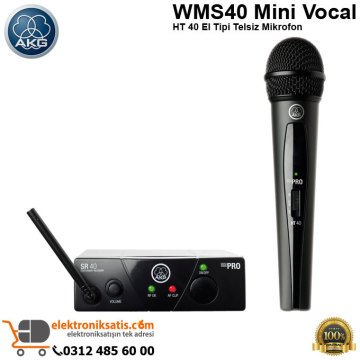 AKG WMS40 Mini Vocal HT 40 El Tipi Telsiz Mikrofon