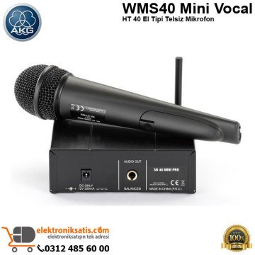 AKG WMS40 Mini Vocal HT 40 El Tipi Telsiz Mikrofon