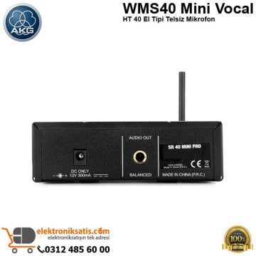 AKG WMS40 Mini Vocal HT 40 El Tipi Telsiz Mikrofon