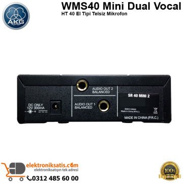 AKG WMS40 Mini Dual Vocal HT 40 El Tipi Telsiz Mikrofon