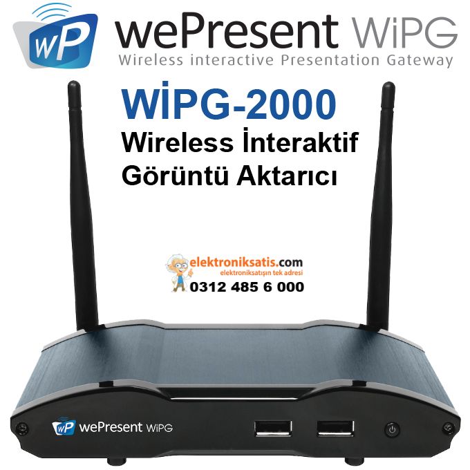 Wepresent Wipg-2000 Wireless İnteraktif  Görüntü Aktarıcı