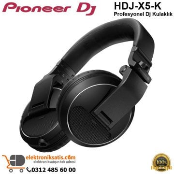 Pioneer Dj HDJ-X5-K Profesyonel Dj Kulaklık
