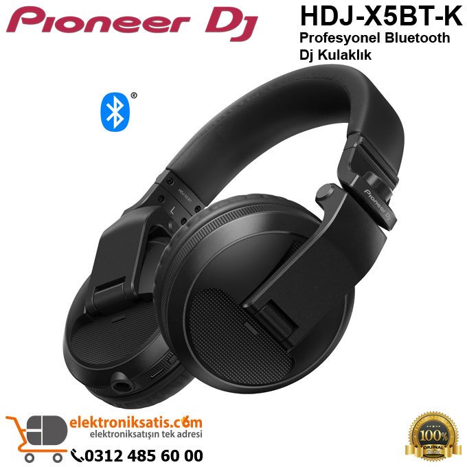 Pioneer Dj HDJ-X5BT-K Profesyonel Bluetooth Dj Kulaklık