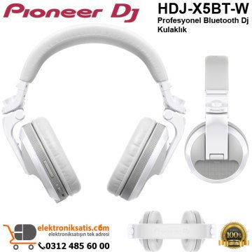 Pioneer Dj HDJ-X5BT-W Profesyonel Bluetooth Dj Kulaklık