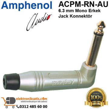 Amphenol ACPM-RN-AU 6.3 mm Mono Jack