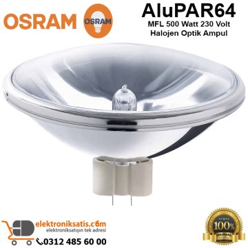 Osram aluPAR64 MFL 500 Watt 230 Volt Halojen Optik Ampul