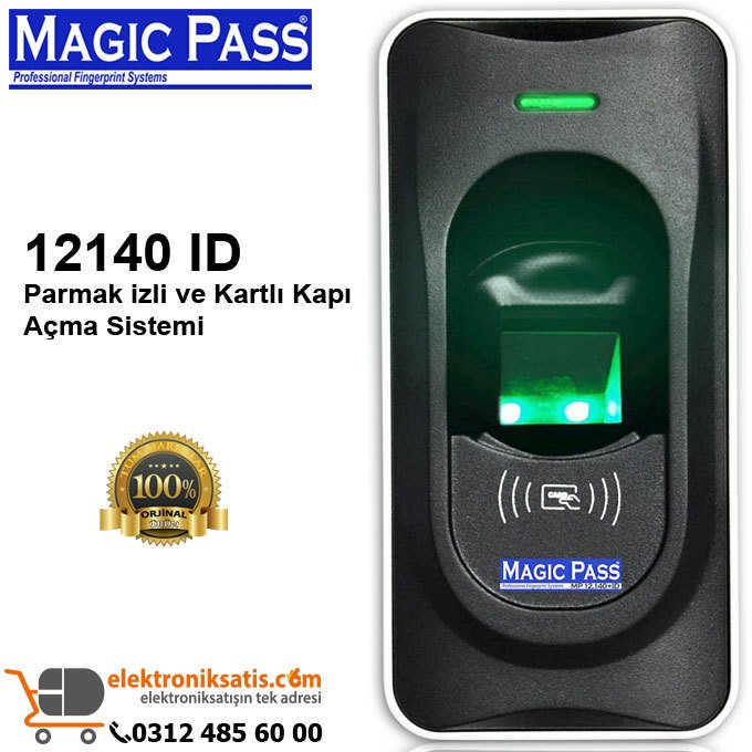 Magic Pass 12140 ID Parmak izli ve Kartlı Kapı Açma Sistemi