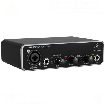 Behringer U-Phoria UMC22 USB Mikrofon Ses Kartı