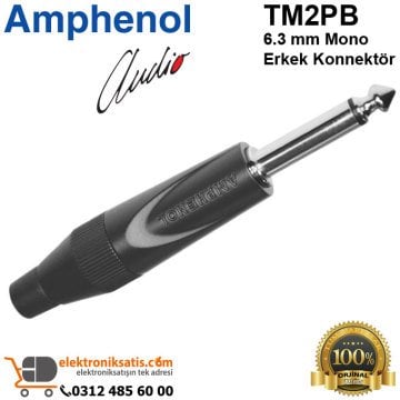 Amphenol TM2PB 6.3 mm Mono Erkek Konnektör