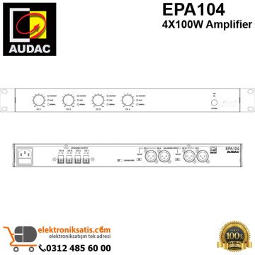 AUDAC EPA104 4X100W Amplifier