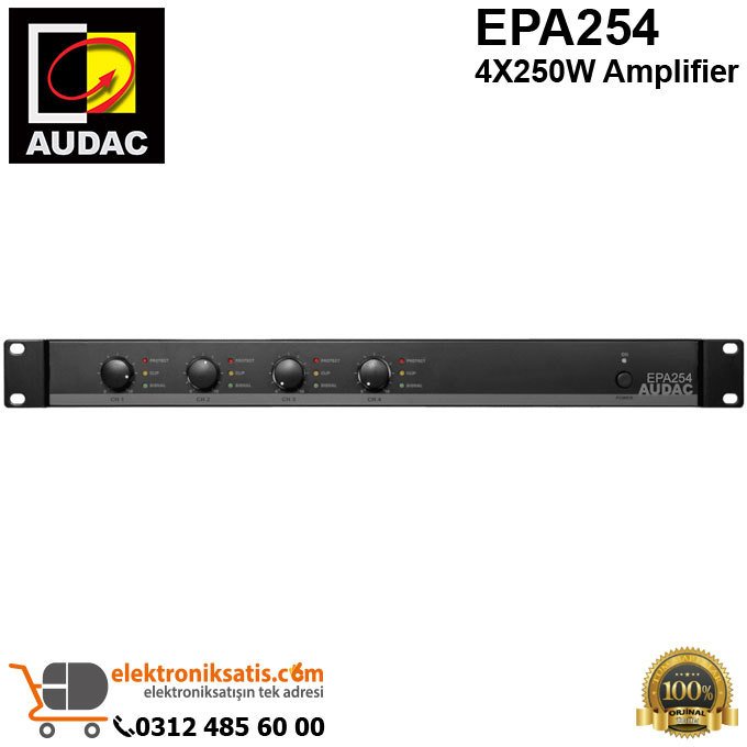 AUDAC EPA254 4X250W Amplifier