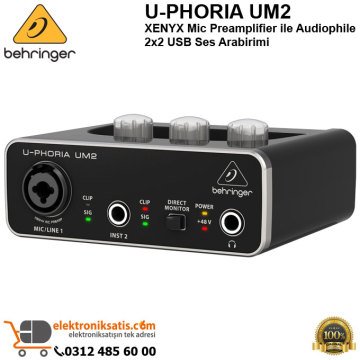 Behringer U-Phoria UM2 USB Mikrofon Ses Kartı