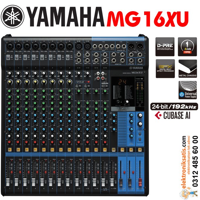 Yamaha MG16XU USB 16 Kanal Mikser