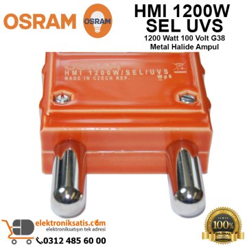 Osram HMI 1200W SEL UVS 1200 Watt 100 Volt G38 Metal Halide Ampul