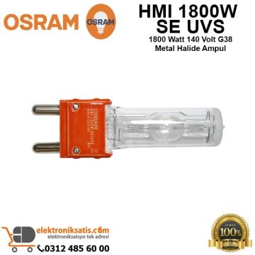 Osram HMI 1800W SE UVS 1800 Watt 140 Volt G38 Metal Halide Ampul