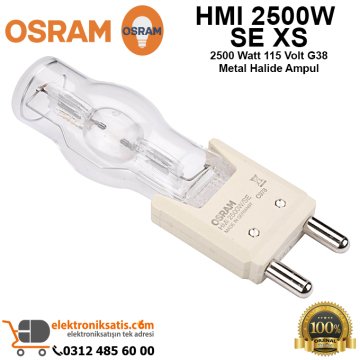 Osram HMI 2500W SE XS 2500 Watt 115 Volt G38 Metal Halide Ampul