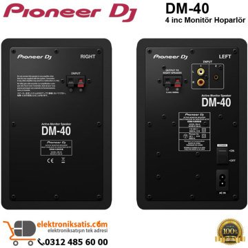 Pioneer Dj DM-40 4 inc Monitör Hoparlör