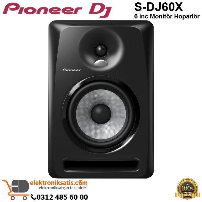 Pioneer Dj S-DJ60X 6 inc Monitör Hoparlör