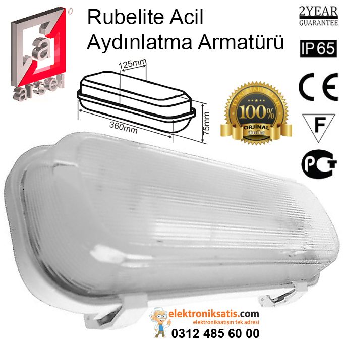 Arsel Rubelite Acil Aydınlatma Armatürü