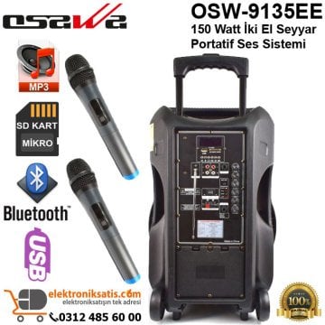 OSAWA OSW 9135 İki El Seyyar Portatif Ses Sistemi