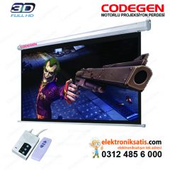 Codegen SX-24 240x200 Motorlu 3D Uzaktan Kumandalı Projeksiyon Perdesi