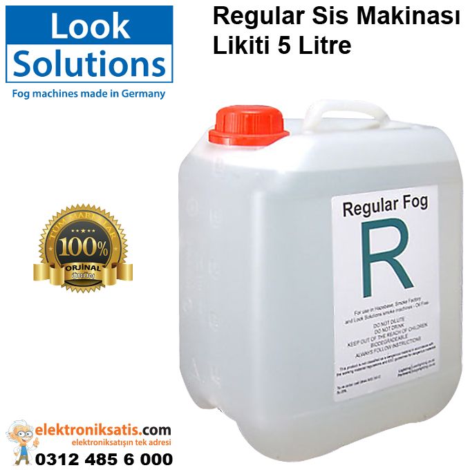 Look Regular Sis Makinası Likiti 5 Litre