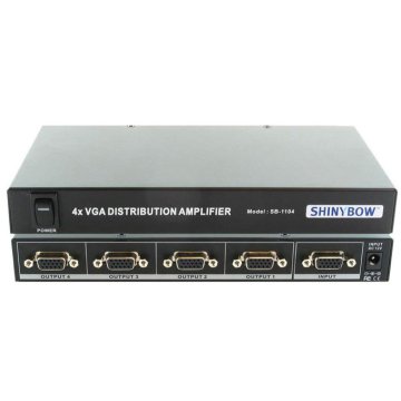 Shinybow SB-1104G 1x4 VGA Distribution Amplifier Splitter