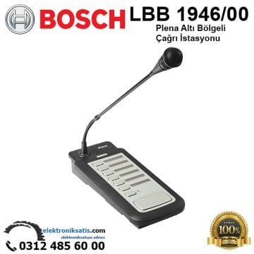 BOSCH LBB 1946/00 Plena Altı Bölgeli Çağrı İstasyonu