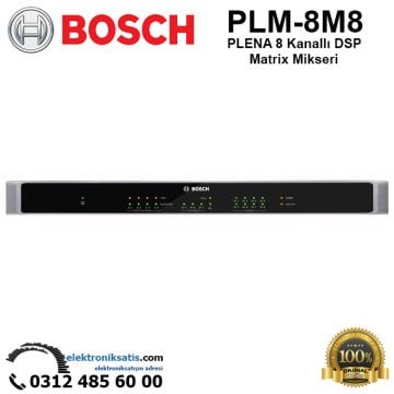 BOSCH PLM-8M8 PLENA 8 Kanallı DSP Matrix Mikseri