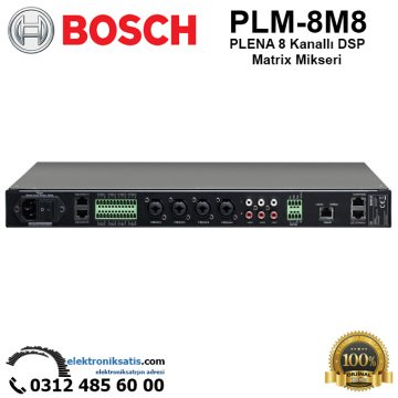 BOSCH PLM-8M8 PLENA 8 Kanallı DSP Matrix Mikseri