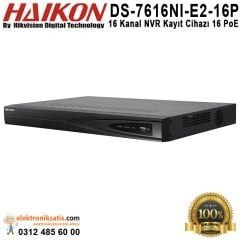Haikon DS-7616NI-E2-16P 16 Kanal NVR Kayıt Cihazı 16 PoE