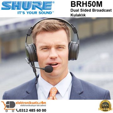 Shure BRH50M Dual Sided Broadcast Kulaklık