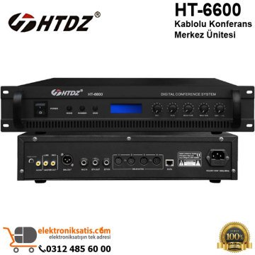 HTDZ HT-6600 Kablolu Konferans Merkez Ünitesi