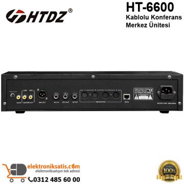 HTDZ HT-6600 Kablolu Konferans Merkez Ünitesi