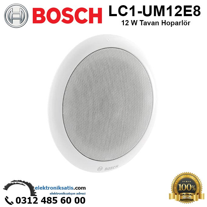 BOSCH LC1-UM12E8 8'' 12 Watt Gömme Tavan Hoparlörü