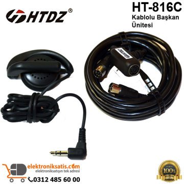 HTDZ HT-816C Kablolu Başkan Ünitesi
