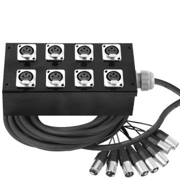 Stage Box 8 Kanal XLR Dişi Konnektörlü 5 Metre Multicore Kablolu