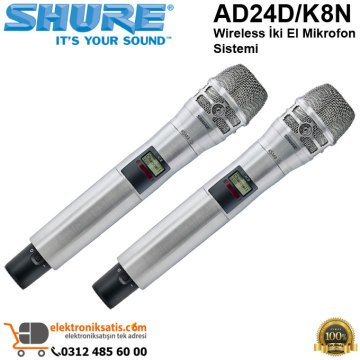 Shure AD24D/K8N Wireless iki El Mikrofon Sistemi