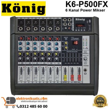 König K6-P500FX 6 Kanal Power Mikser