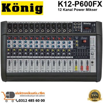 König K12-P600FX 12 Kanal Power Mikser
