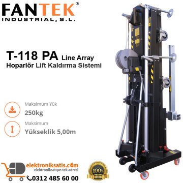 Fantek T-118 PA Line Array Hoparlör Lift Kaldırma Sistemi