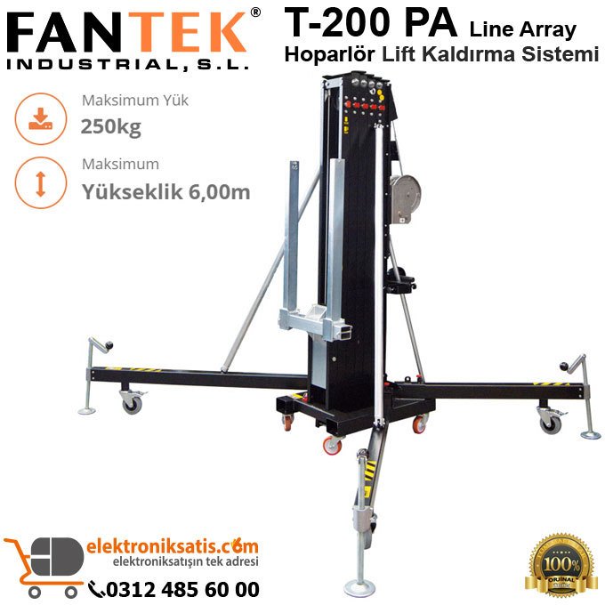 Fantek T-200 PA Line Array Hoparlör Lift Kaldırma Sistemi