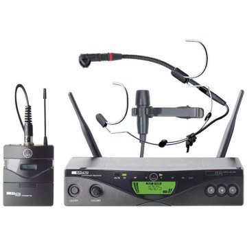 AKG WMS 470 Presenter Yaka ve Kafa Telsiz Mikrofon