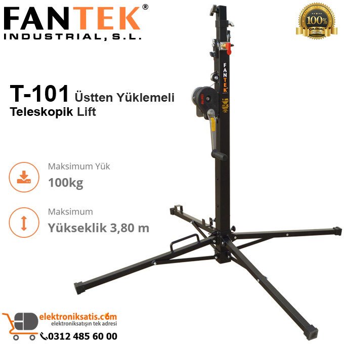 Fantek T-101 Üstten Yüklemeli Teleskopik Lift Kaldırma Sistemi