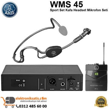 AKG WMS 45 Sport Set Kafa Mikrofon Seti