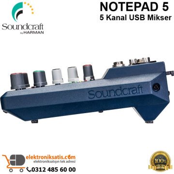 Soundcraft Notepad 5 5 Kanal USB Mikser