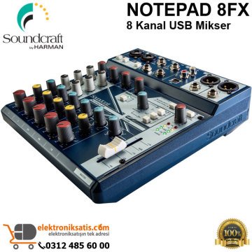 Soundcraft Notepad 8FX 8 Kanal USB Mikser