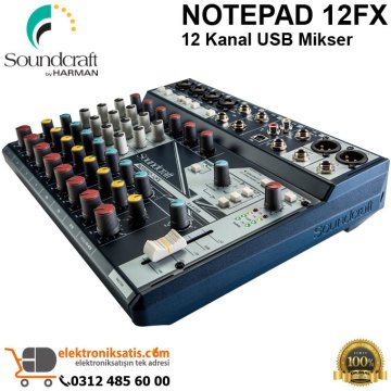 Soundcraft Notepad 12FX 12 Kanal USB Mikser