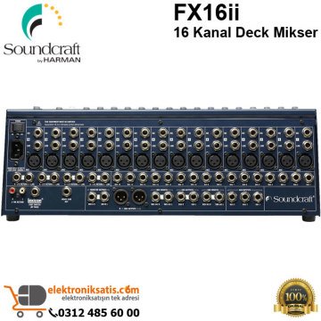 Soundcraft FX16ii 16 Kanal Deck Mikser