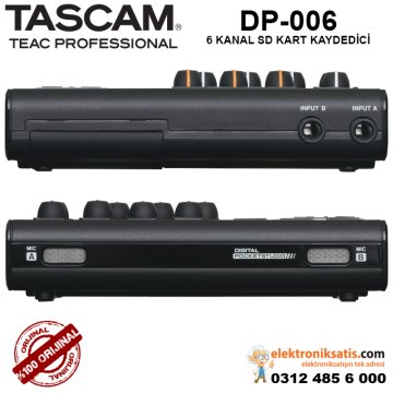 TASCAM DP-006 Pocket Studio Taşınabilir Kaydedici